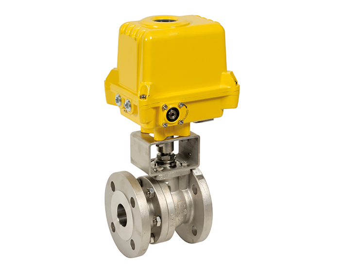 Stainless steel ball valve 540 IIT PN40 DN15 + SA05X 230V AC